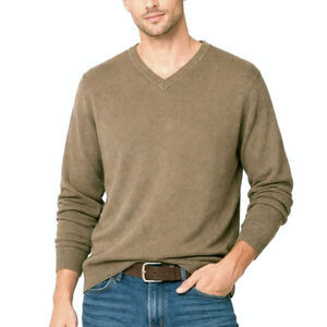 Berk Vintage Sweater 100% Camel Hair Brown Mens Size L(44) Classic Earthy